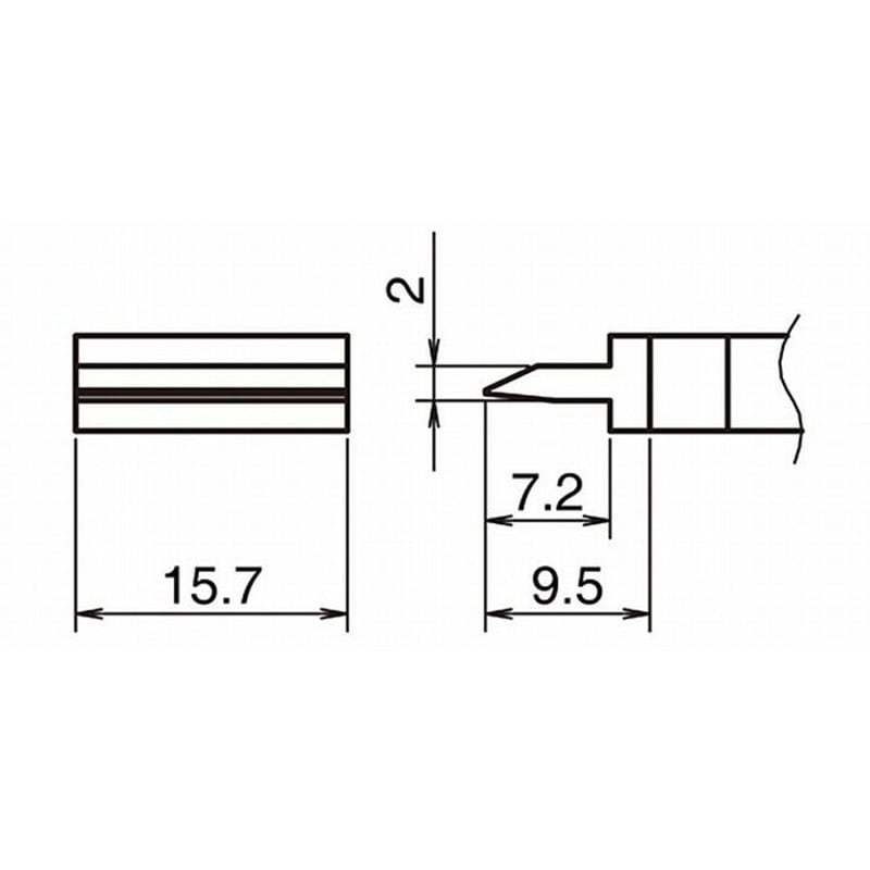 期間限定価格商品 T39シリーズ 交換こて先 T39-SP157 白光 1個 15.7 スパチュラ 電設