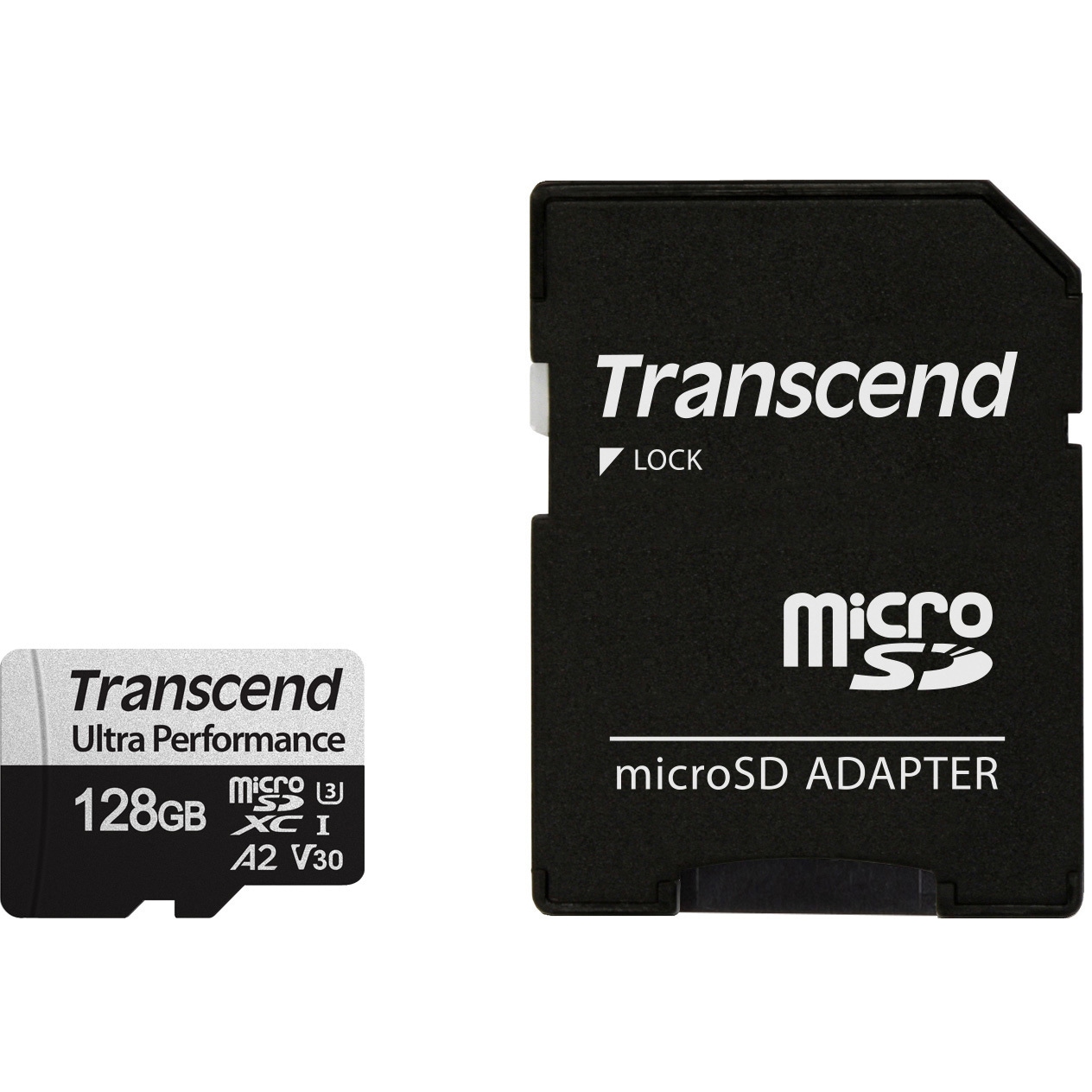 TS128GUSD340S microSDXCカード UHS-I U3 V30 A2 アダプタ付