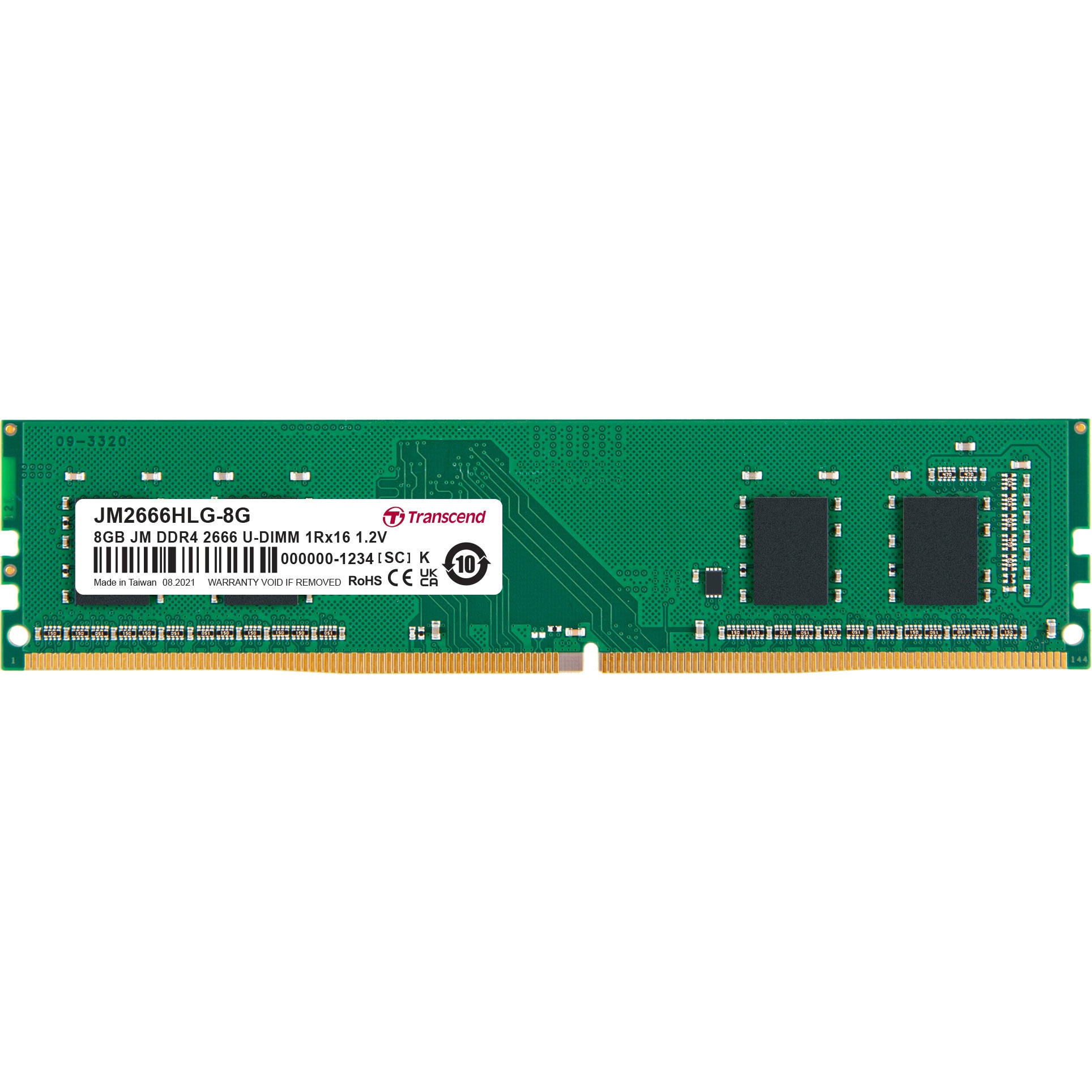 デスクトップPC用メモリ PC4-21300(DDR4-2666) 1.2V 288pin U-DIMM CL19