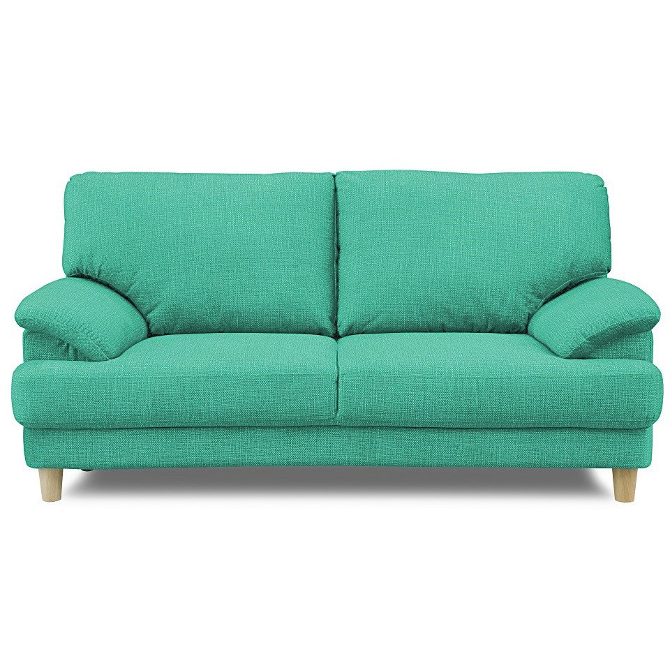 比較的に傷に強い素材のSofa ロイス(組立設置) ADESSO SBL(スカイブルー)色 仕様3P 高さ870mm幅1750mm奥行870mm