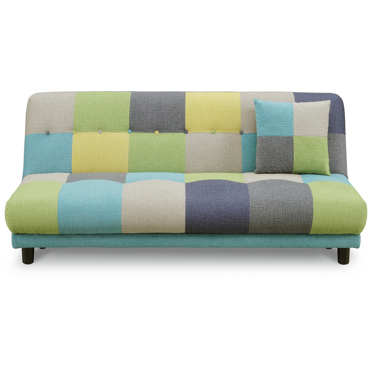 比較的に傷に強い素材のSofa ラボⅡ MIX(組立設置) ADESSO ソファーベッド仕様 高さ760mm幅1770mm奥行830～1050mm