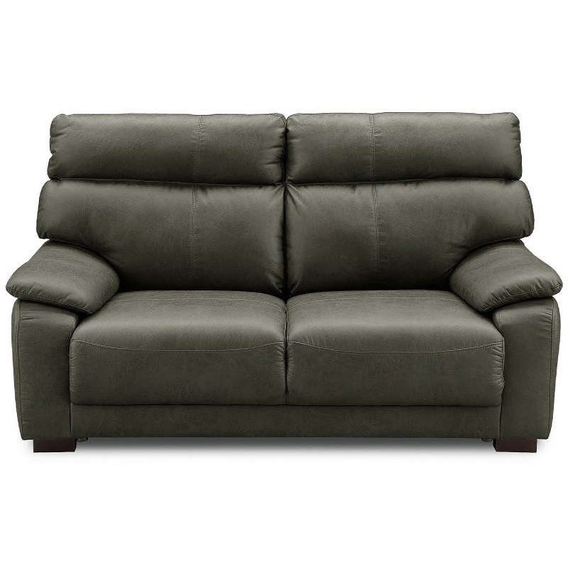 比較的に傷に強い素材のSofa グロス(組立設置) ADESSO 2.5Pソファ仕様 CGY(チャコールグレー)色 高さ950mm幅1630mm奥行870mm