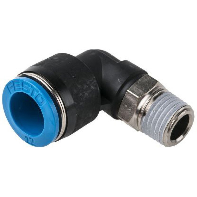 QSL-1/4-12 プッシュインコネクタ 耐腐食性 エルボ ラインフィッティング セルフシーリング Festo 角度90°