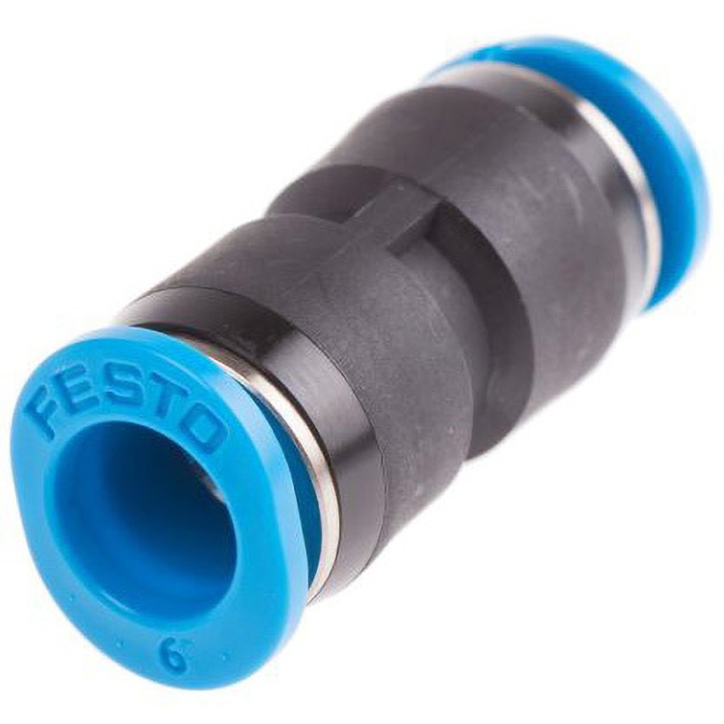 QSM-6 プッシュインコネクタ 耐腐食性 ストレート ラインフィッティング 1袋(10個) Festo 【通販モノタロウ】