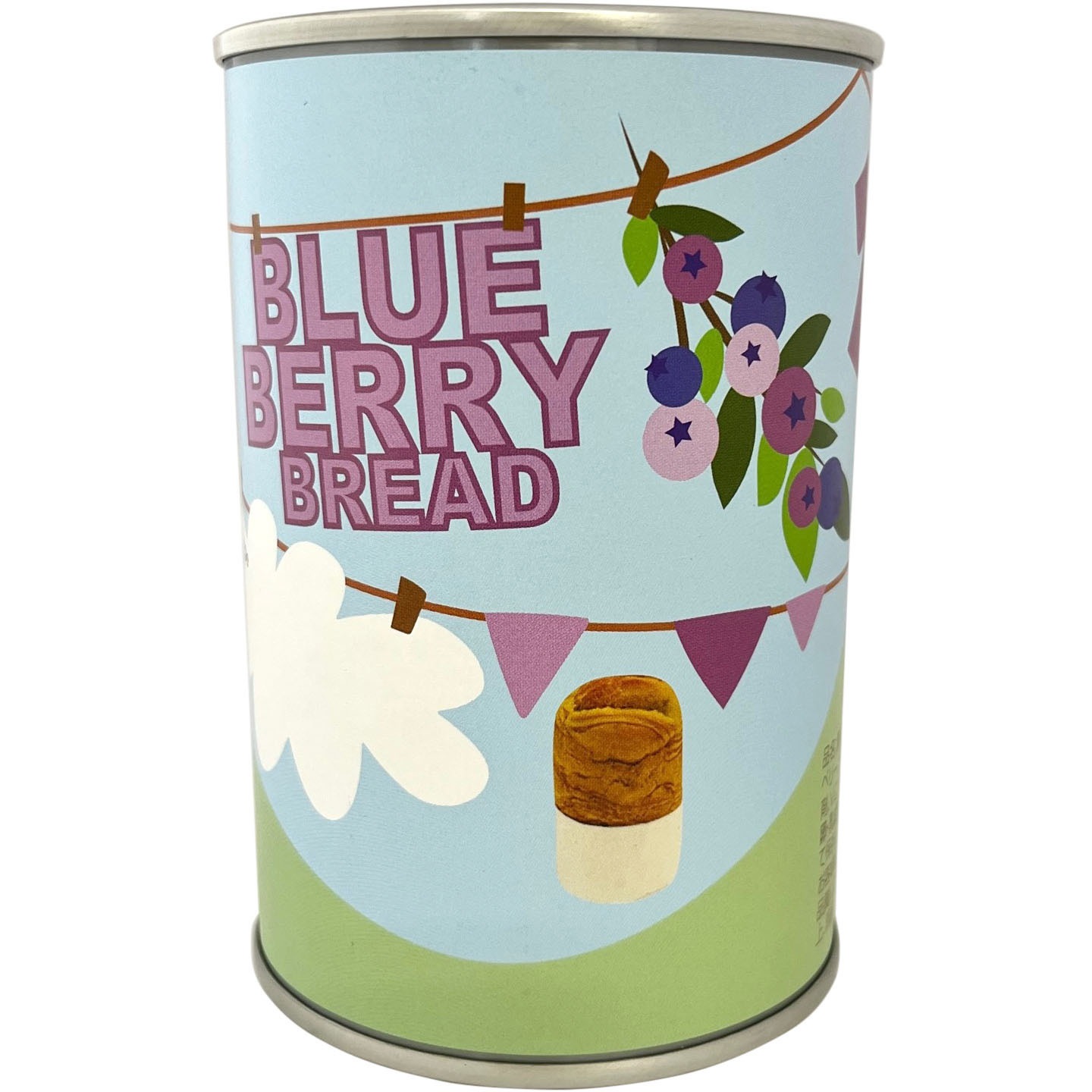 6300037536 5年保存 缶詰入りパン ブルーベリー 24缶セット 1セット(24缶×100g) 青空製パン 【通販モノタロウ】