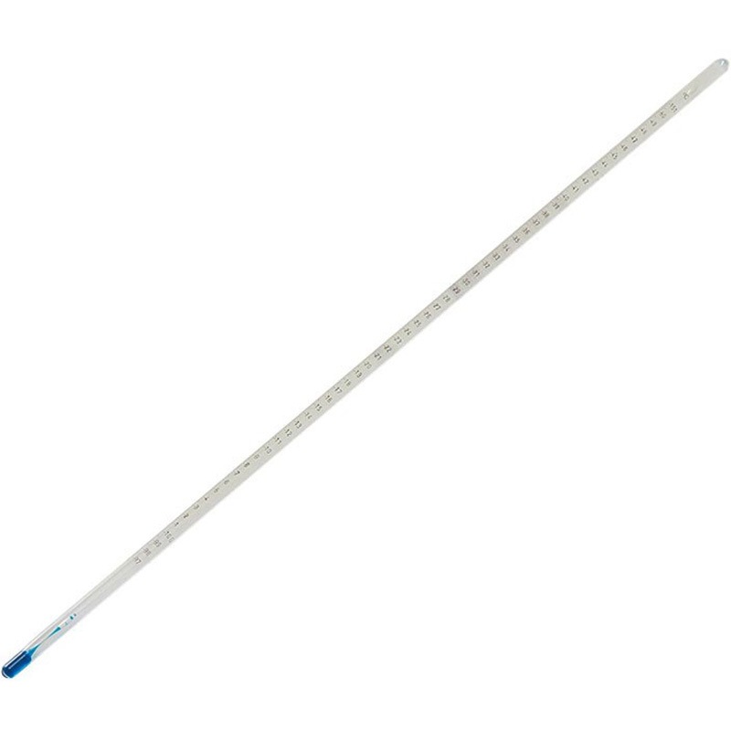 100～150℃ 標準温度計(水銀ゼロ) ケニス 最小目盛0.1℃ 温度範囲100～150℃ 全長420mm