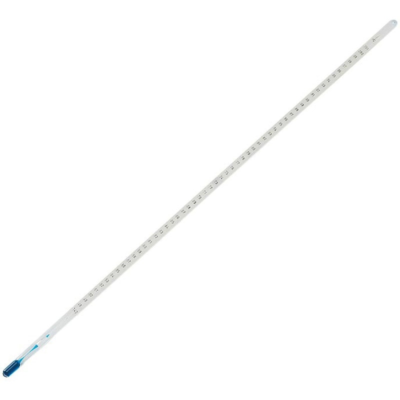 150～200℃(校正書類一式付) 標準温度計(水銀ゼロ) ケニス 最小目盛0.1℃ 温度範囲150～200℃ 全長420mm 37,037円