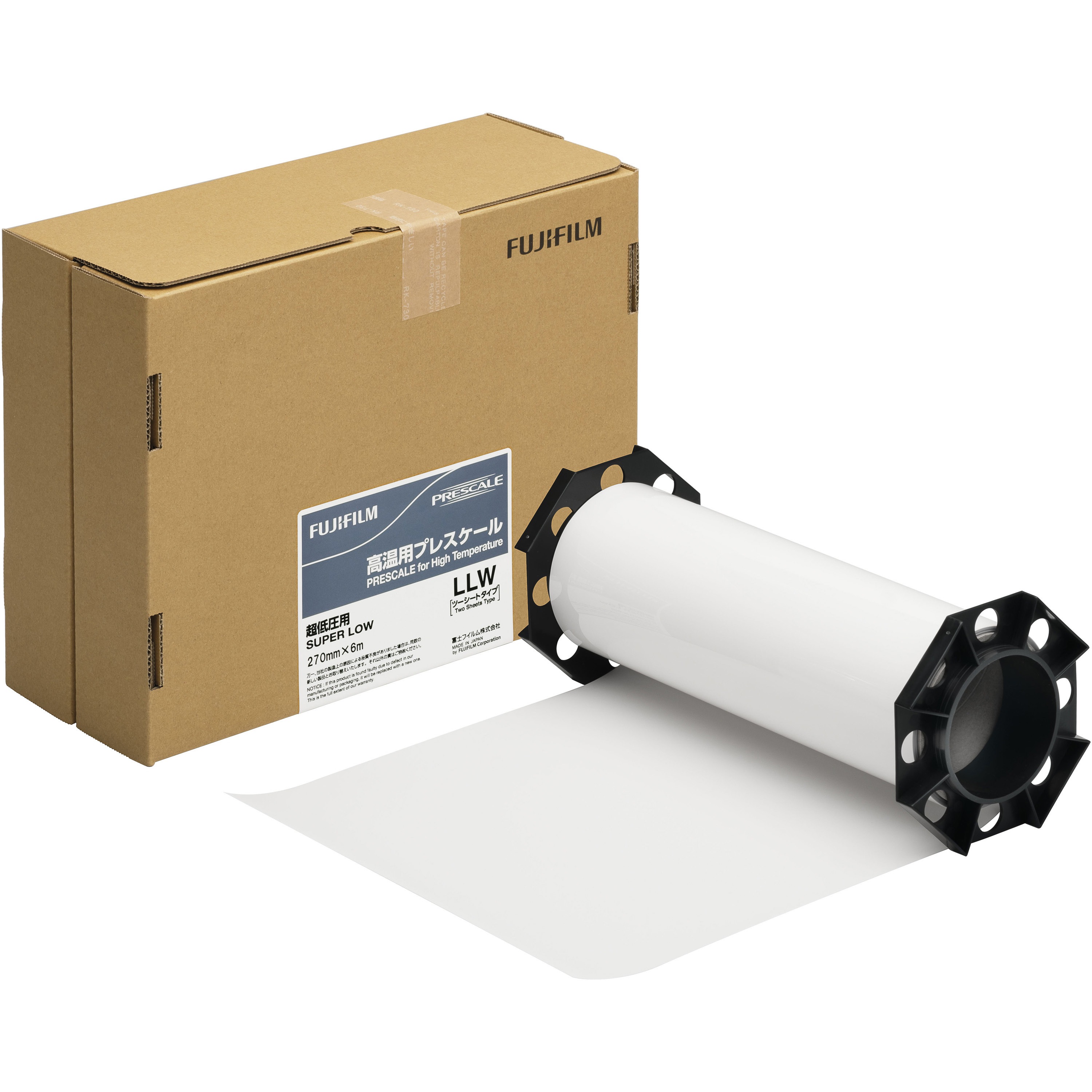 LLW 超低圧用 高温用プレスケール(圧力測定フィルム) 1個 フジフイルム