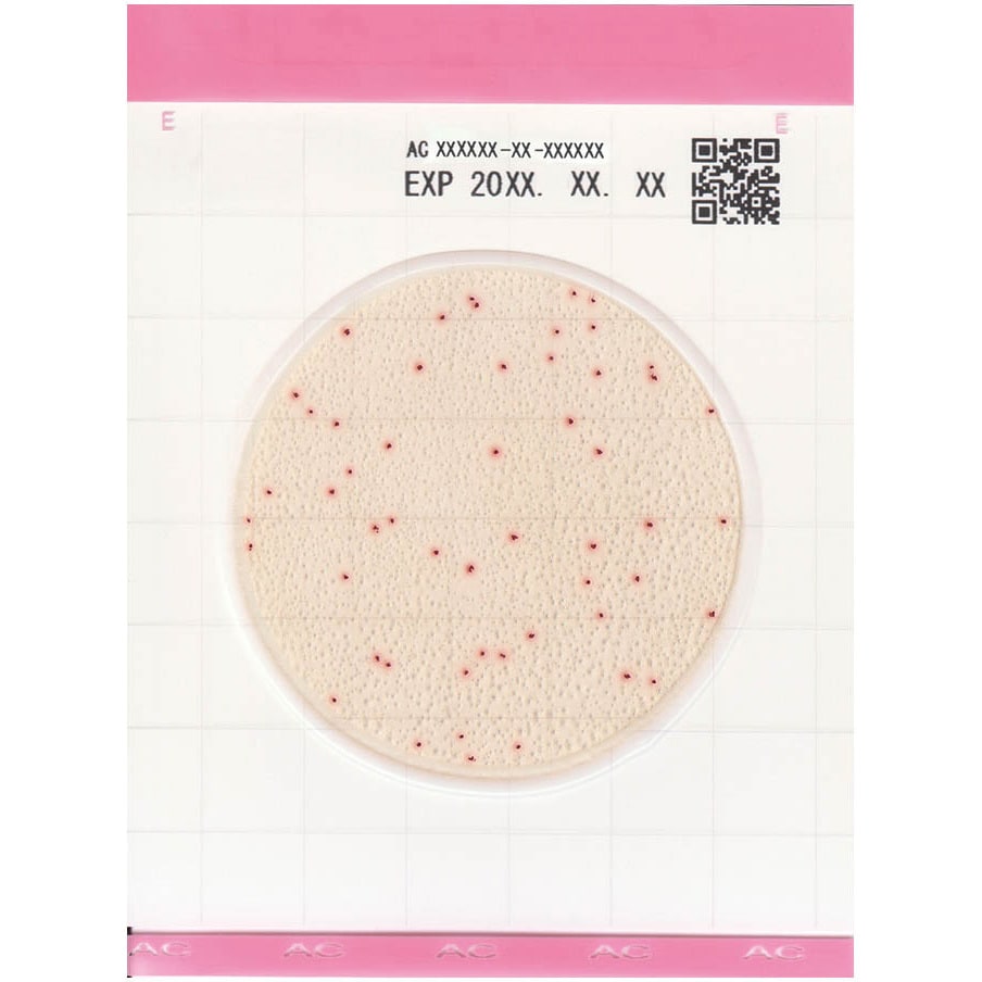 微生物検査用フィルム培地 Easy Plate 一般生菌数測定用 AC(25枚×4袋) - 1