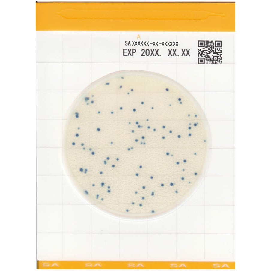 微生物検査用フィルム培地 Easy Plate 黄色ブドウ球菌数測定用 SA(25枚×20袋) - 2
