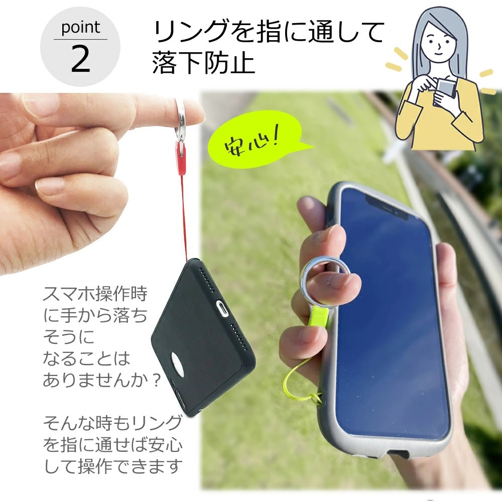 sm-rib-collb063 ネックストラップ ホルダー 平紐 リボン タイプ