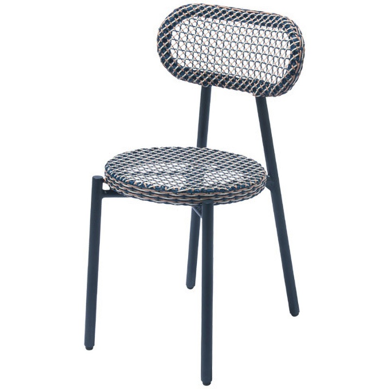 ブルー WA-チェア PATIO PETITE 幅39cm奥行44cm高さ74cm 24,820円