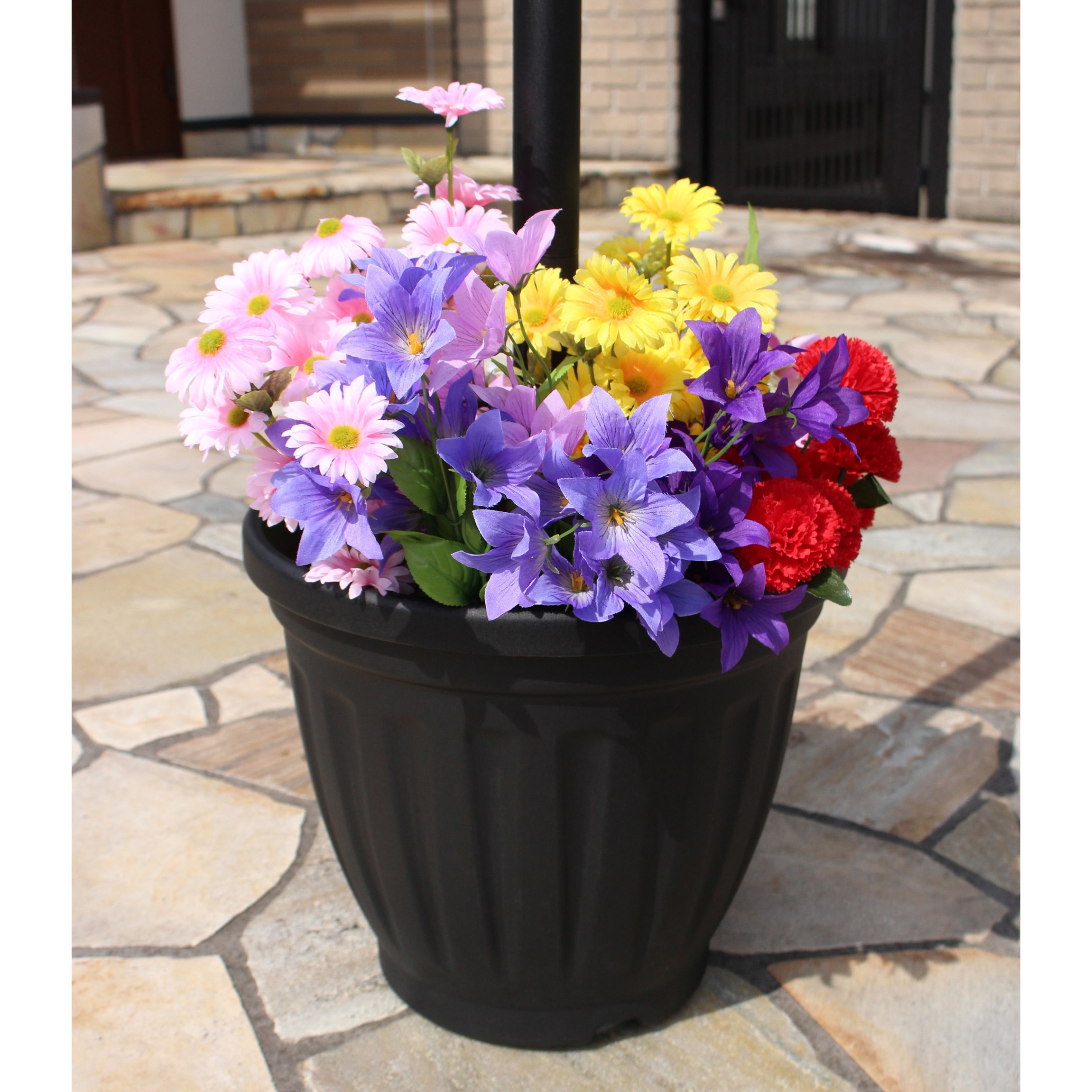 TAN-763-2 植木鉢付きソーラー街灯 タック 1個 TAN-763-2