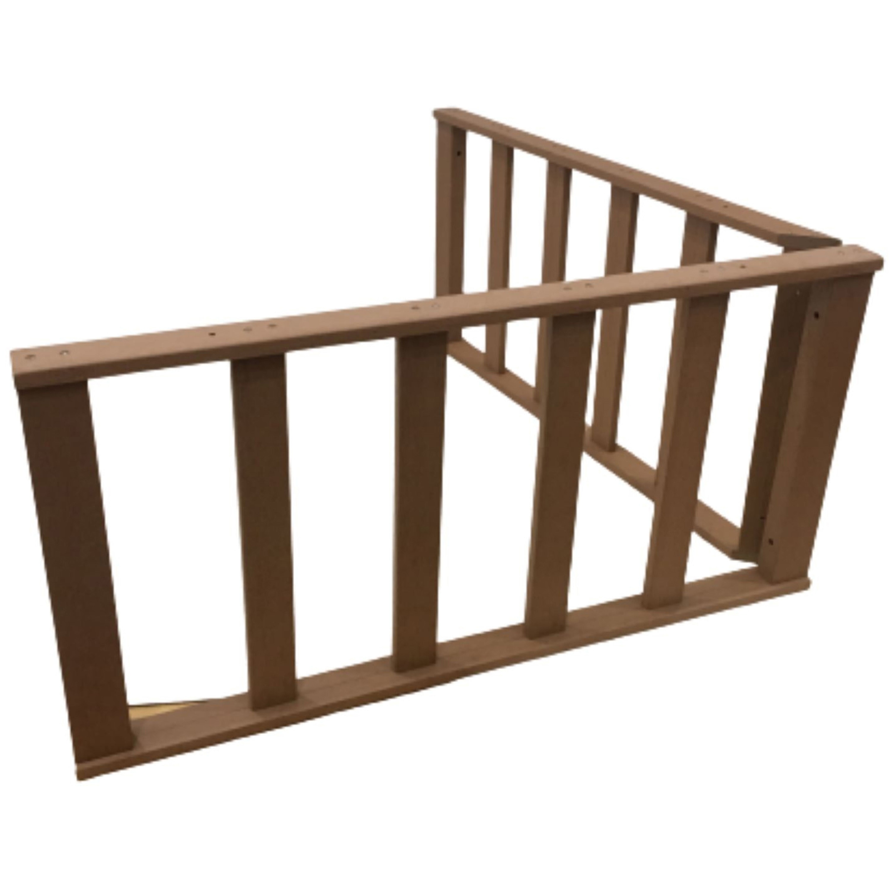 TAN-771(BR) 人工木デッキ用コーナーフェンス タック 幅900mm