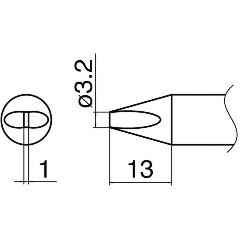 T33-D32(5個) こて先 3.2D型 1セット(5個) HAKKO(白光) 【通販モノタロウ】 10,904円