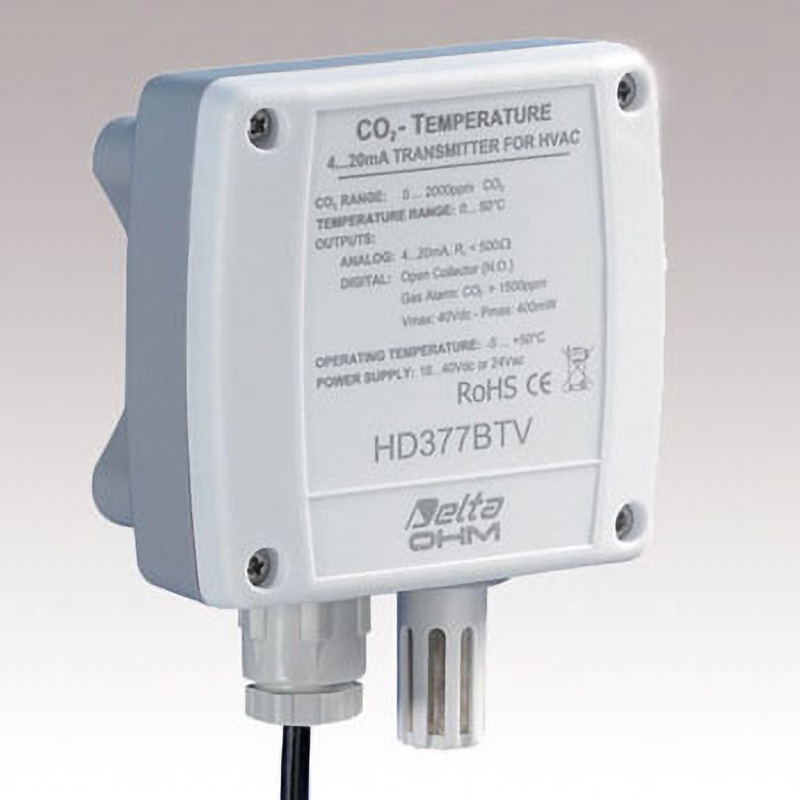 HD377BTV CO2トランスミッタ 1個 アズワン 【通販モノタロウ】