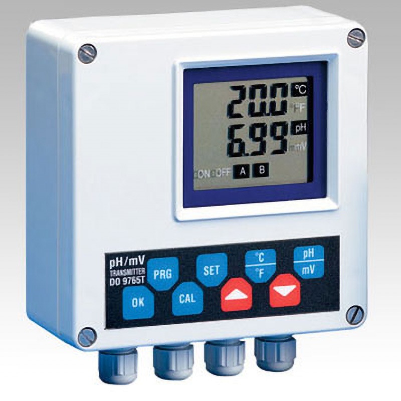 DO9765T pHトランスミッタ アズワン 寸法122×57×120mm  DO9765T