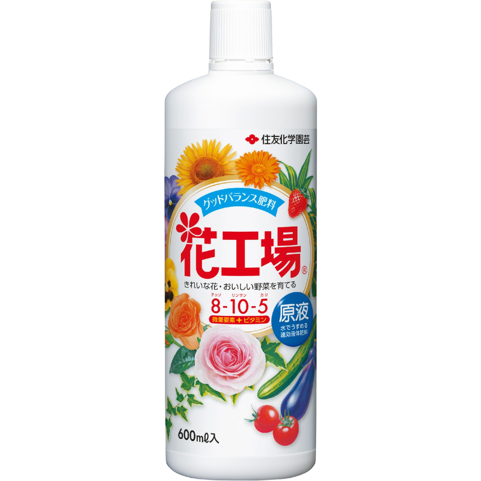 600ml 花工場原液 1本(600mL) KINCHO園芸(旧:住友化学園芸) 【通販