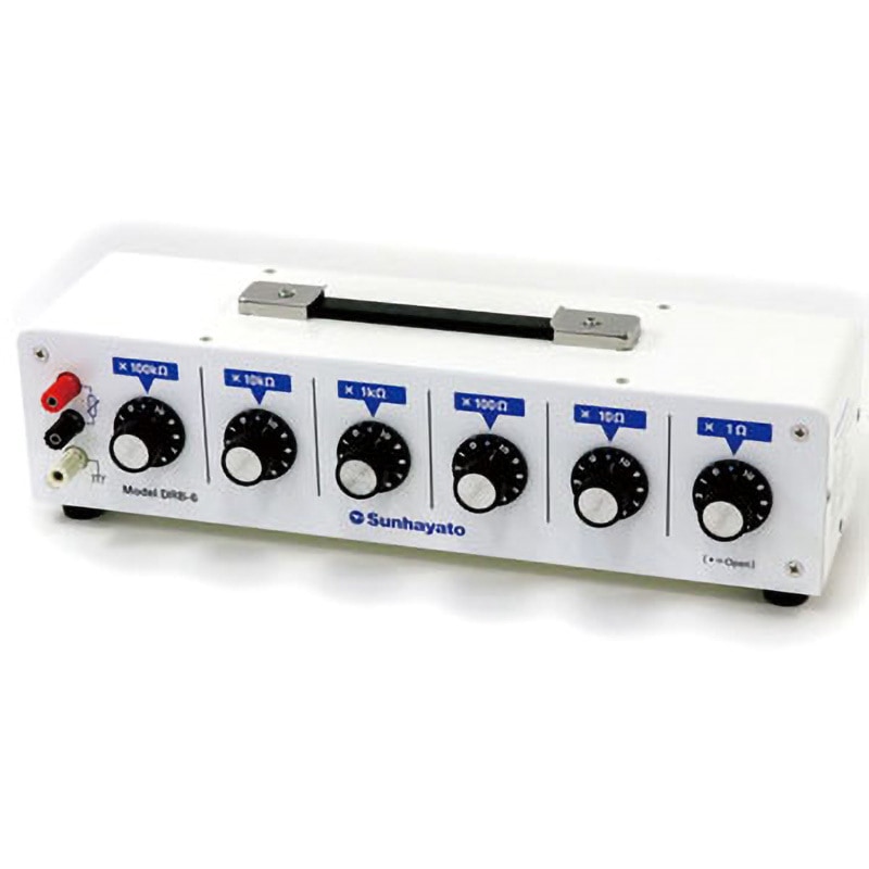 DRB-6 実験用ダイヤル可変抵抗器 1個 サンハヤト 【通販モノタロウ】