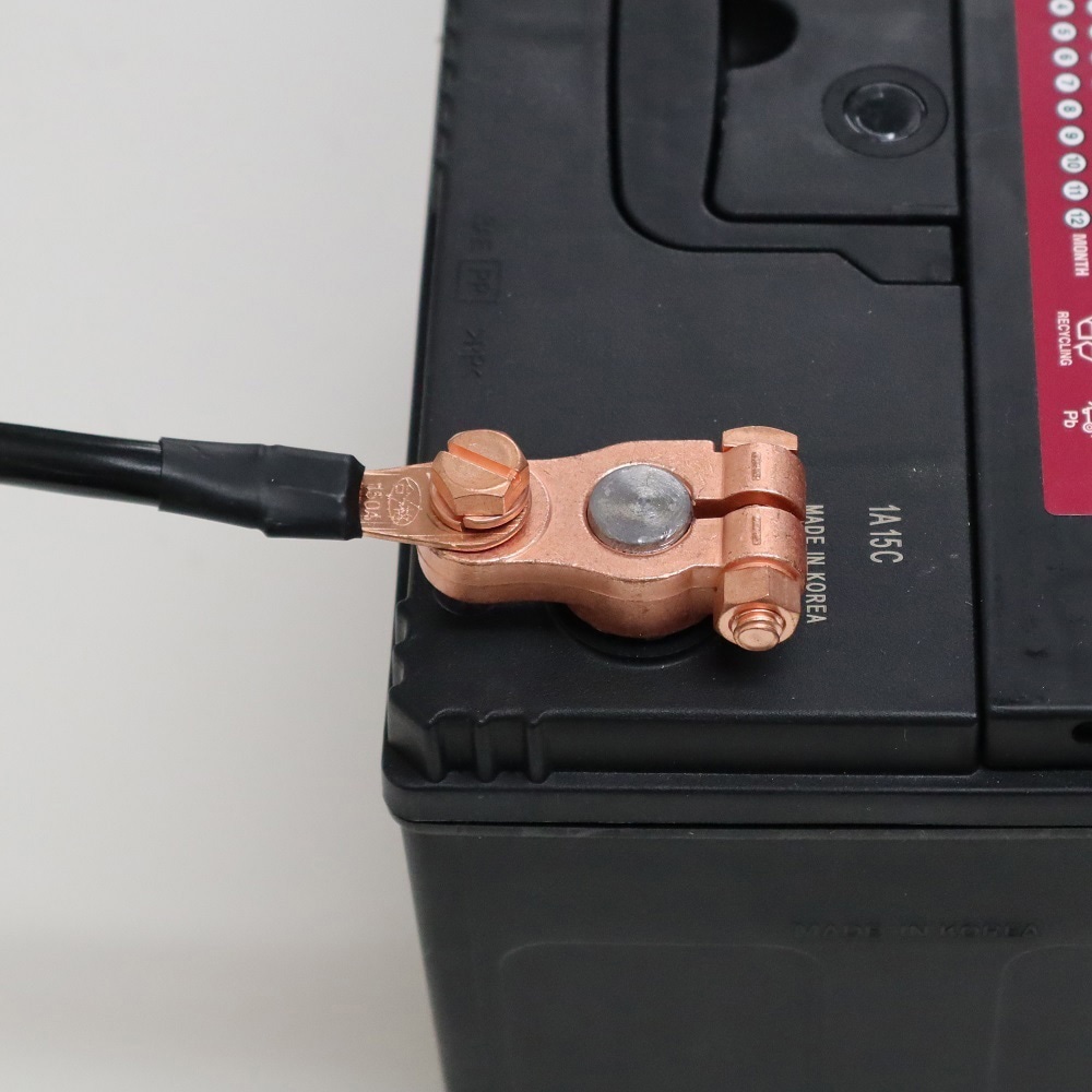 D1-8-2 バッテリーターミナル(D端子)ボルト式 端子穴8mm 1個 Meltec(大