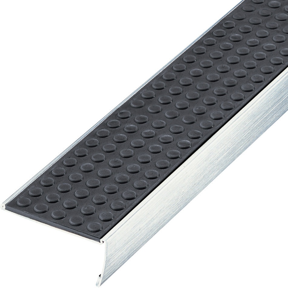 15-DCS140(O) デコレイト 階段滑り止め ステンレス製ノンスリップ タイヤ(O)丸型両面テープ式 塩ビタイル・長尺シート用 1本(2m) アシスト 【通販モノタロウ】