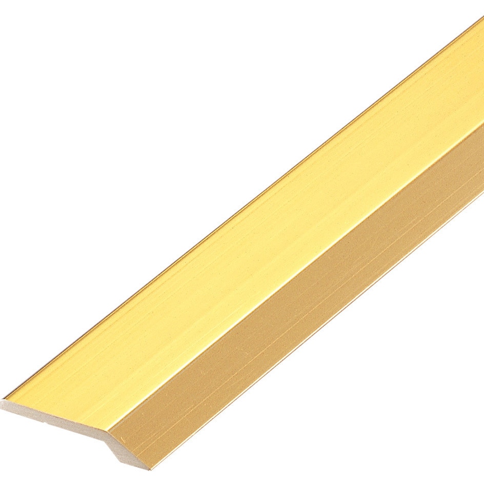 20-121 穴明 床金物 押え金物 真鍮製への字押え アシスト 長さ2m