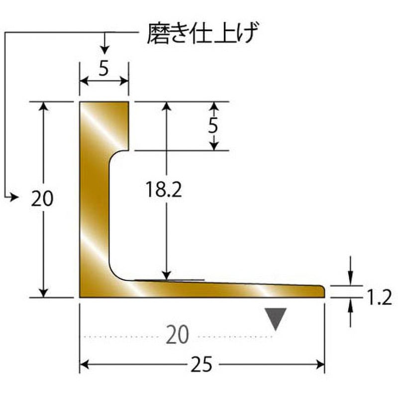 20-6520B 床金物 見切り金物 真鍮製フロアジョイナー ASSIST(アシスト