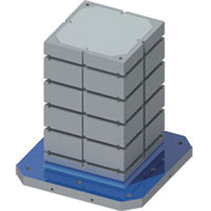 TGV05-25070 MCツーリングブロック(4面スタンダードタイプT溝仕様) 1個 ナベヤ 【通販モノタロウ】