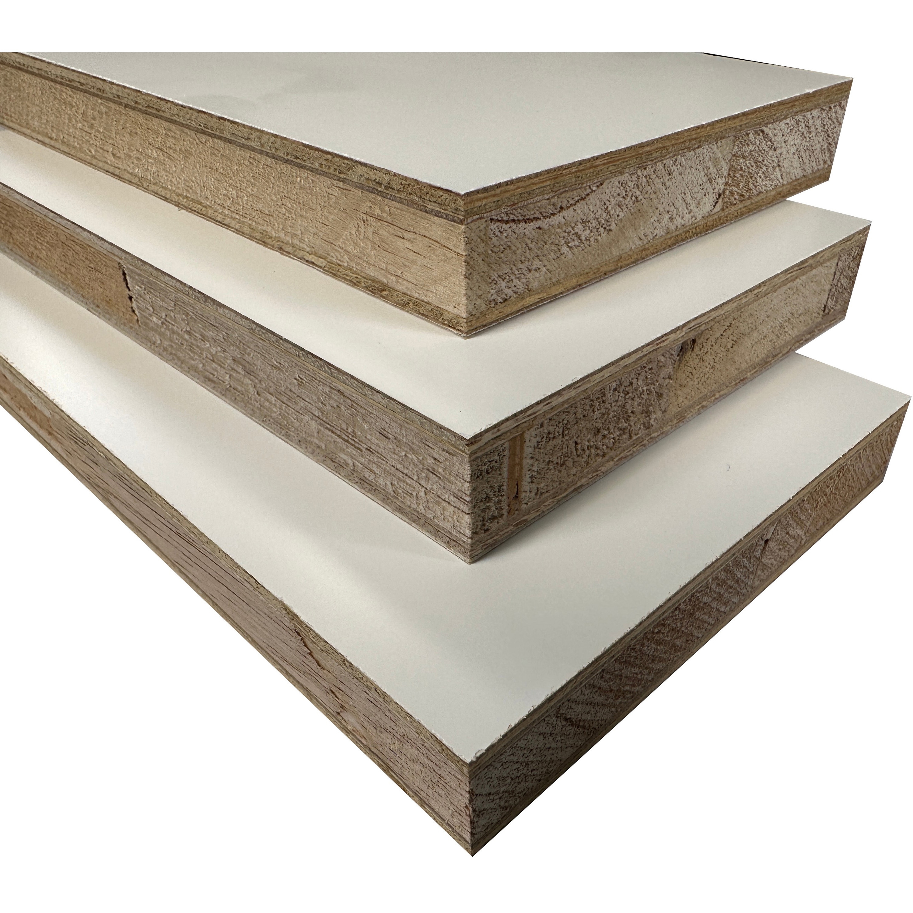 オーダー】ポリ ランバーコア 白 21mm厚 ノーブランド 幅1～1200mm長さ