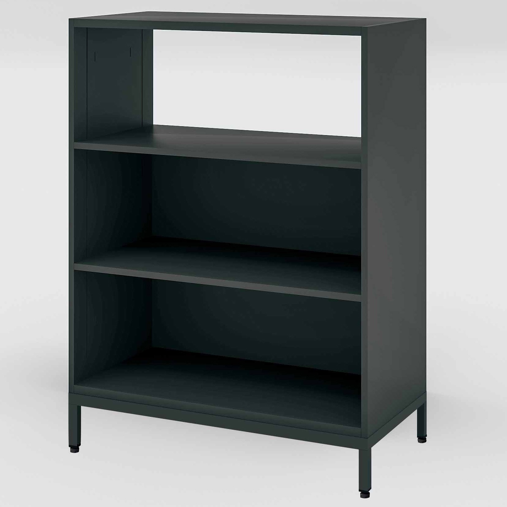 BWU-WKAB59E6A-K システム収納 エディア フリーパネル 3段タイプ(中下段パネル) ベース付きセット(配送・組立サービス付き) 1台 コクヨ 【通販モノタロウ】