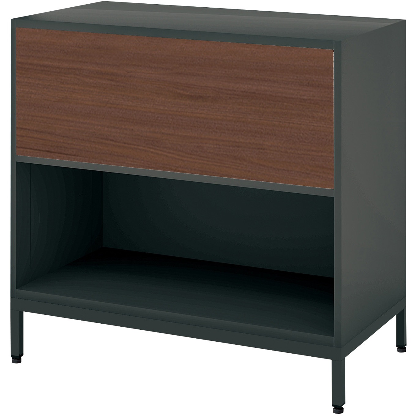 BWU-WKAE39E6AMV5-K システム収納 エディア フリーパネル 2段タイプ(上下段両面パネル) ベース付きセット(配送・組立サービス付き) 1台 コクヨ 【通販モノタロウ】