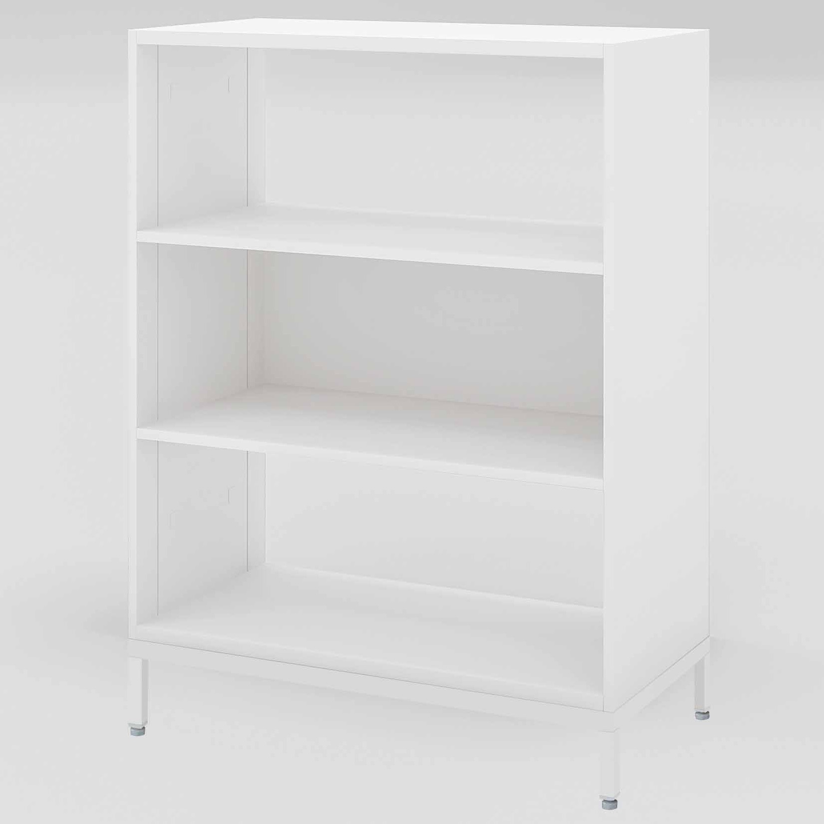 BWU-WKB59SAWHSNE5-K システム収納 エディア フリーパネル 3段タイプ(中段パネル) ベース付きセット(配送・組立サービス付き) 1台 コクヨ 【通販モノタロウ】