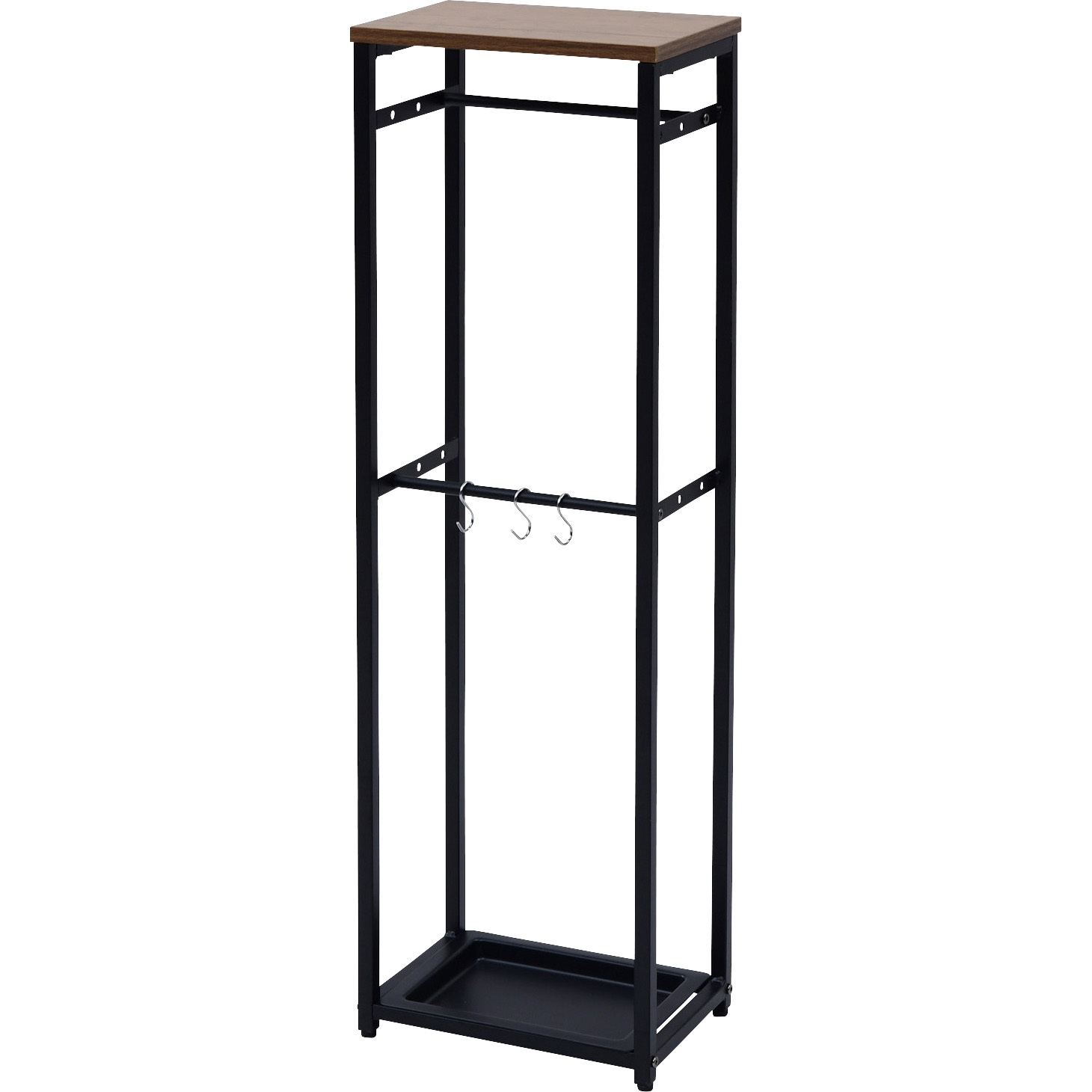 RUS-30(ABR/SBK) 天板付き傘かけ YAMAZEN(山善) アンティークブラウン色