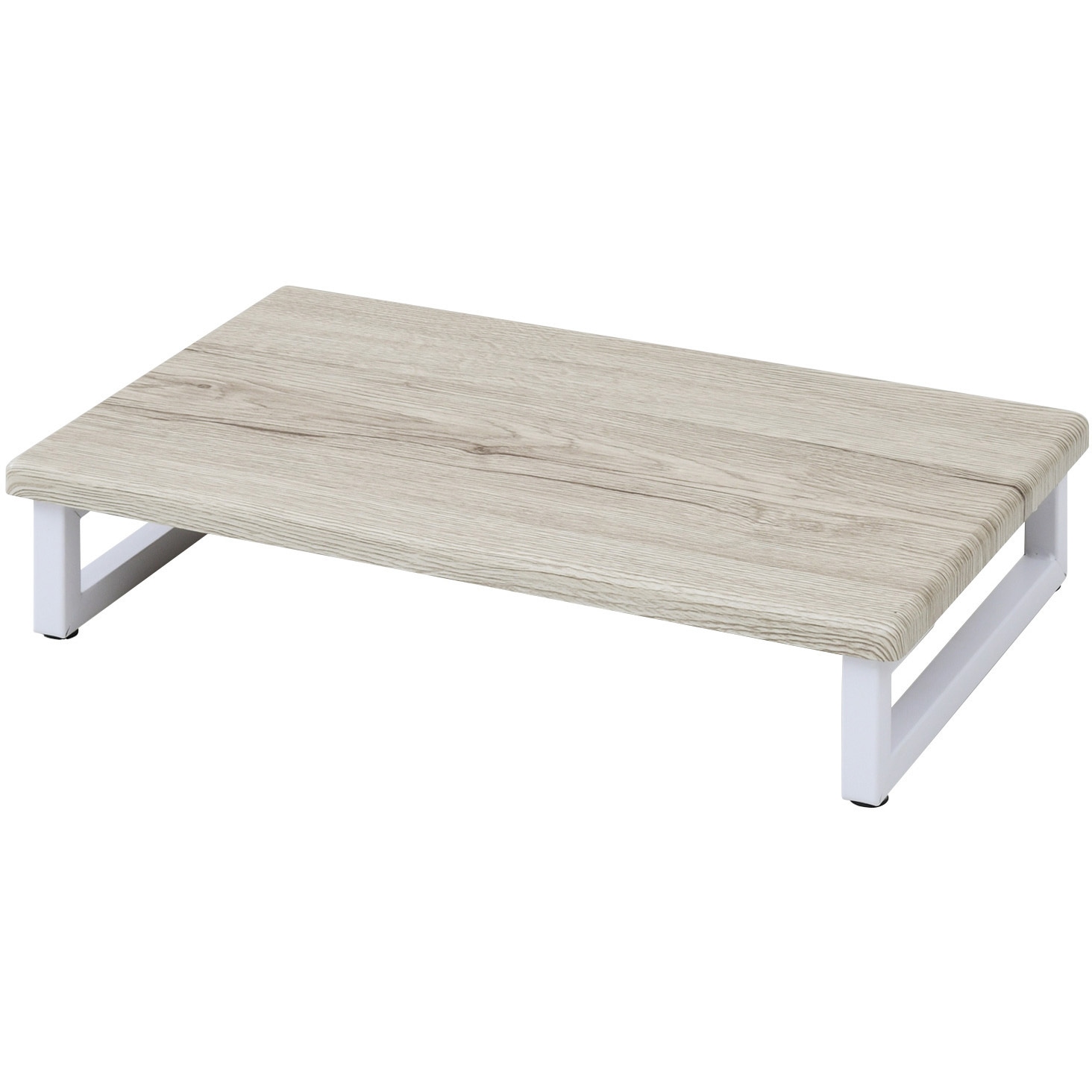 インステビカウンターテーブル YAMAZEN デスク上スタンド 机上台 モニター台 幅390×奥行250×高