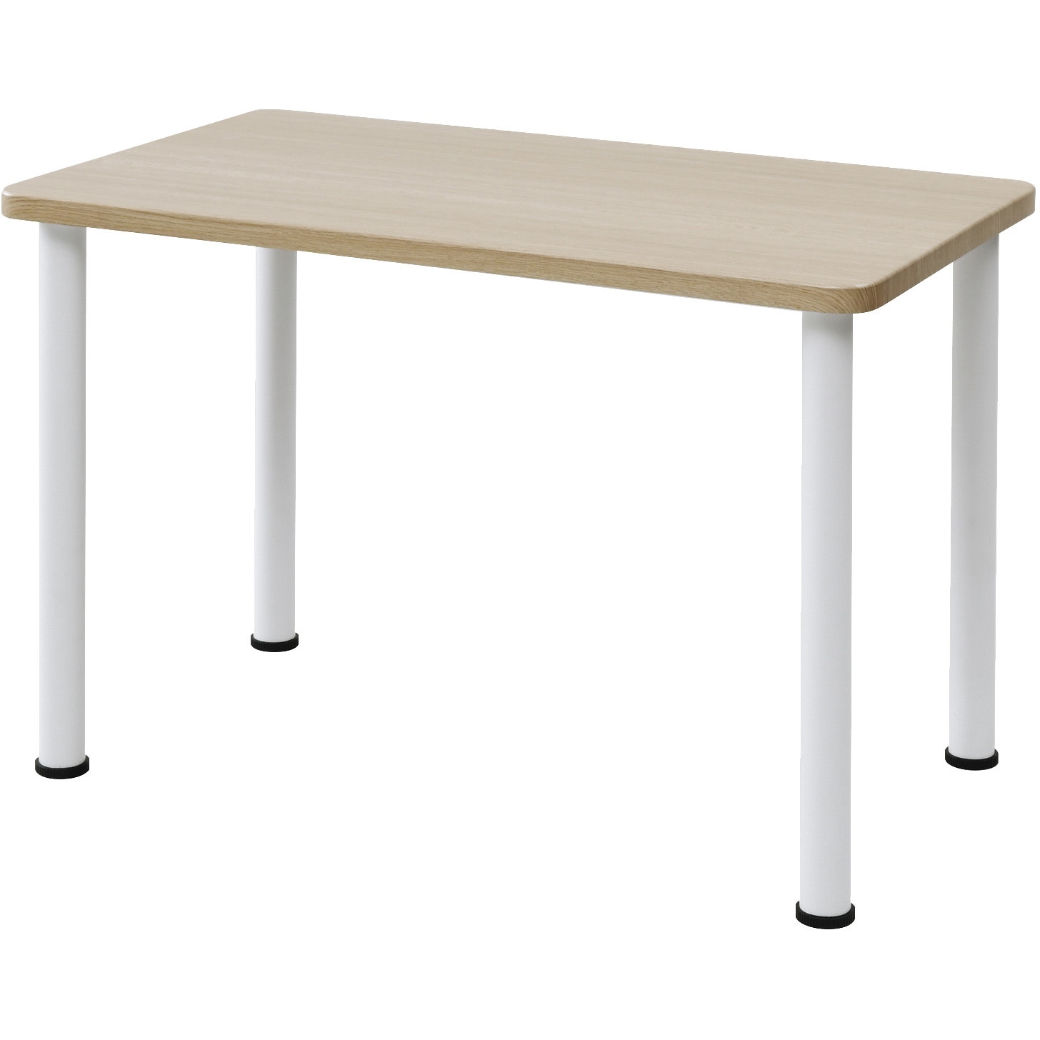 AMDT-1060(WN)+AMDL-70(SWH) 組み合わせデスク 天板&脚セット YAMAZEN(山善) マットホワイト 高さ710mm幅1000mm奥行600mm