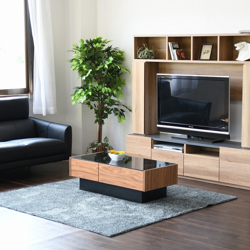 LT-03(BR) センターテーブル サン ブラウン色 高さ350mm幅1050mm奥行