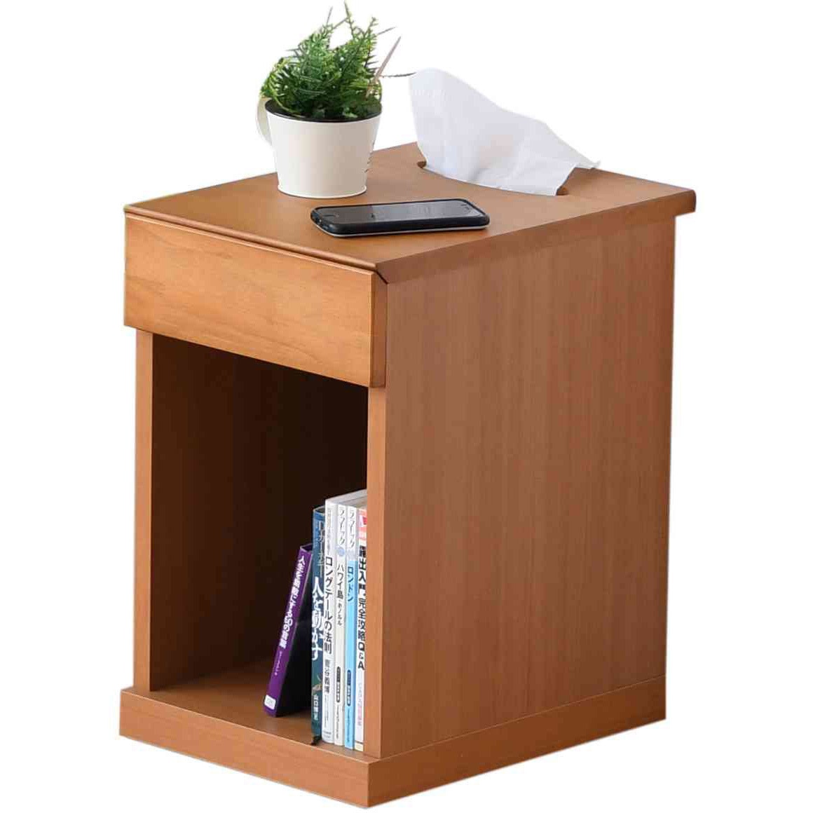 ニーナⅡ 30Lナイトテーブル NA色 ニーナⅡ ナイトテーブル サン ナチュラル色 高さ475mm幅300mm奥行400mm