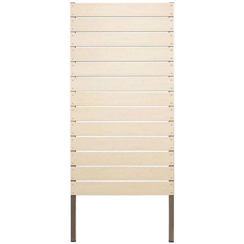 cf210b1-w DIYコンフォートフェンス ボーダー板間隔1cm サクリア (アイボリー)ホワイト色 幅900mm奥行50mm高さ2100mm