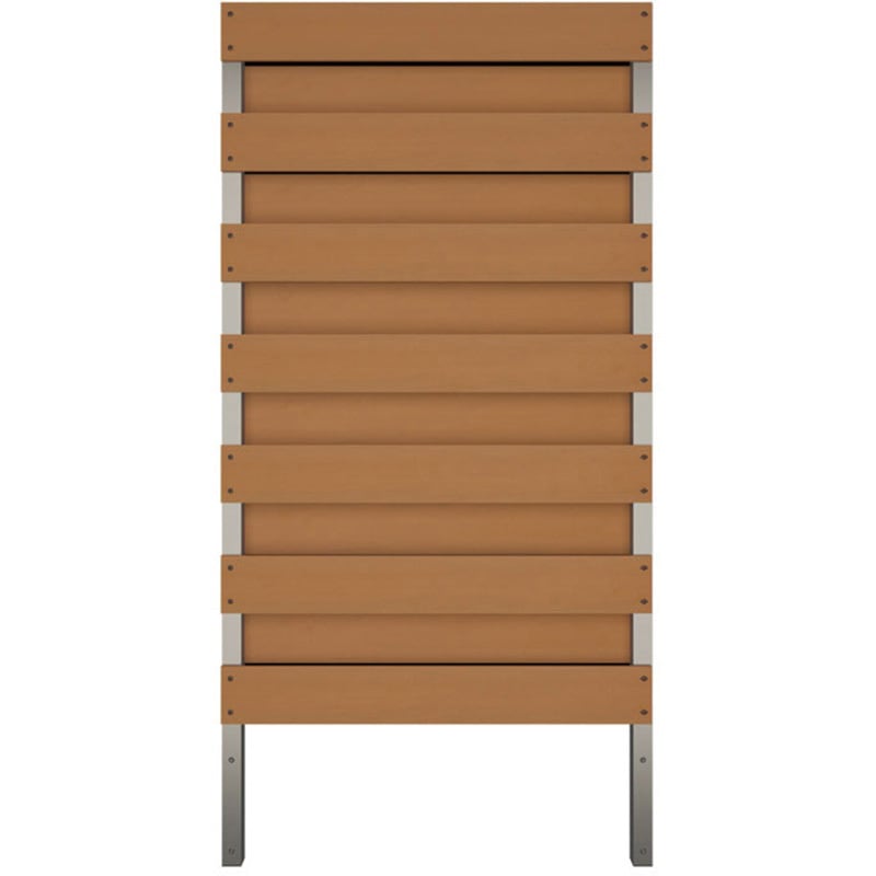 conp1800-900-fulllb DIYコンフォートフェンス フルブラインド サクリア ライトブラウン色 幅900mm奥行60mm高さ1800mm  conp1800-900-fulllb