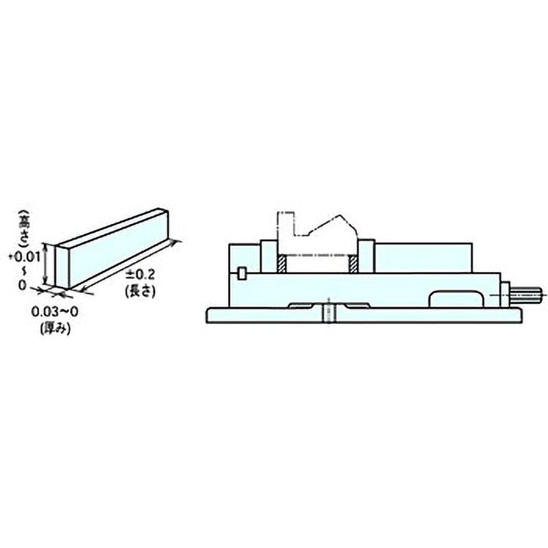 HPA150SET 精密パラレルブロック セット 1個 ナベヤ 【通販モノタロウ】