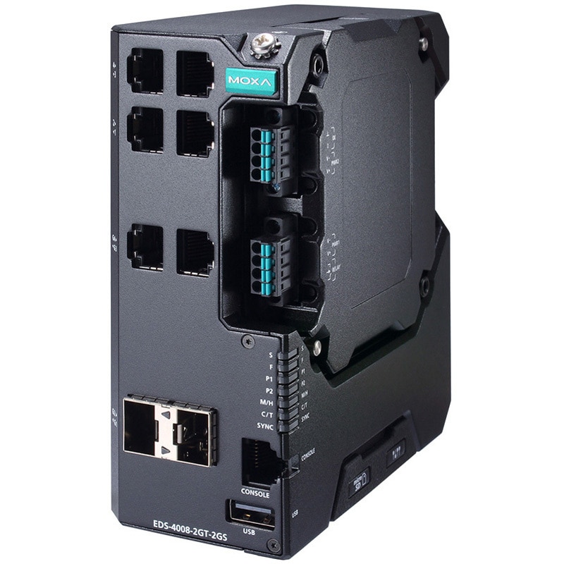 EDS-4008-2GT-2GS-LV-T 8ポート(4つの802.3bt PoEポートまたは4