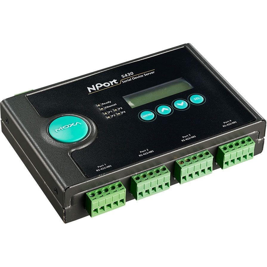NPort 5430I w/ adapter【ワケあり】 4ポートRS-232/422/485シリアルデバイスサーバー 1個 MOXA 【通販モノタロウ】