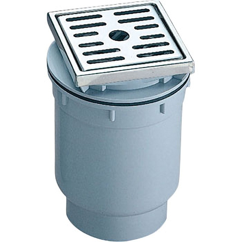 HSKT-K100 小川くん 排水ユニット100角 非防水縦引き 1個 シマブン 【通販モノタロウ】