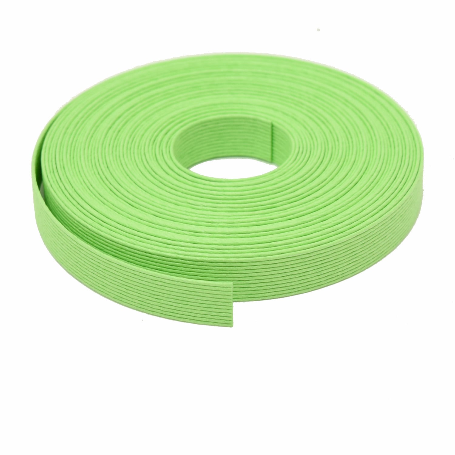 00000491 紙バンド(クラフトバンド) 10mパック 紺屋商事 黄緑色