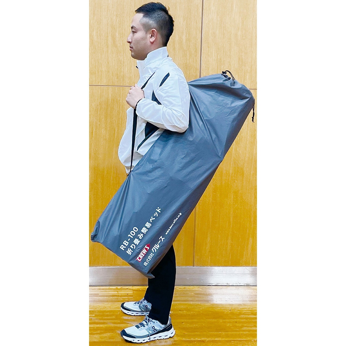 RB-100 折り畳み簡易ベッド 株式会社 クルーズ 1台 RB-100 - 【通販