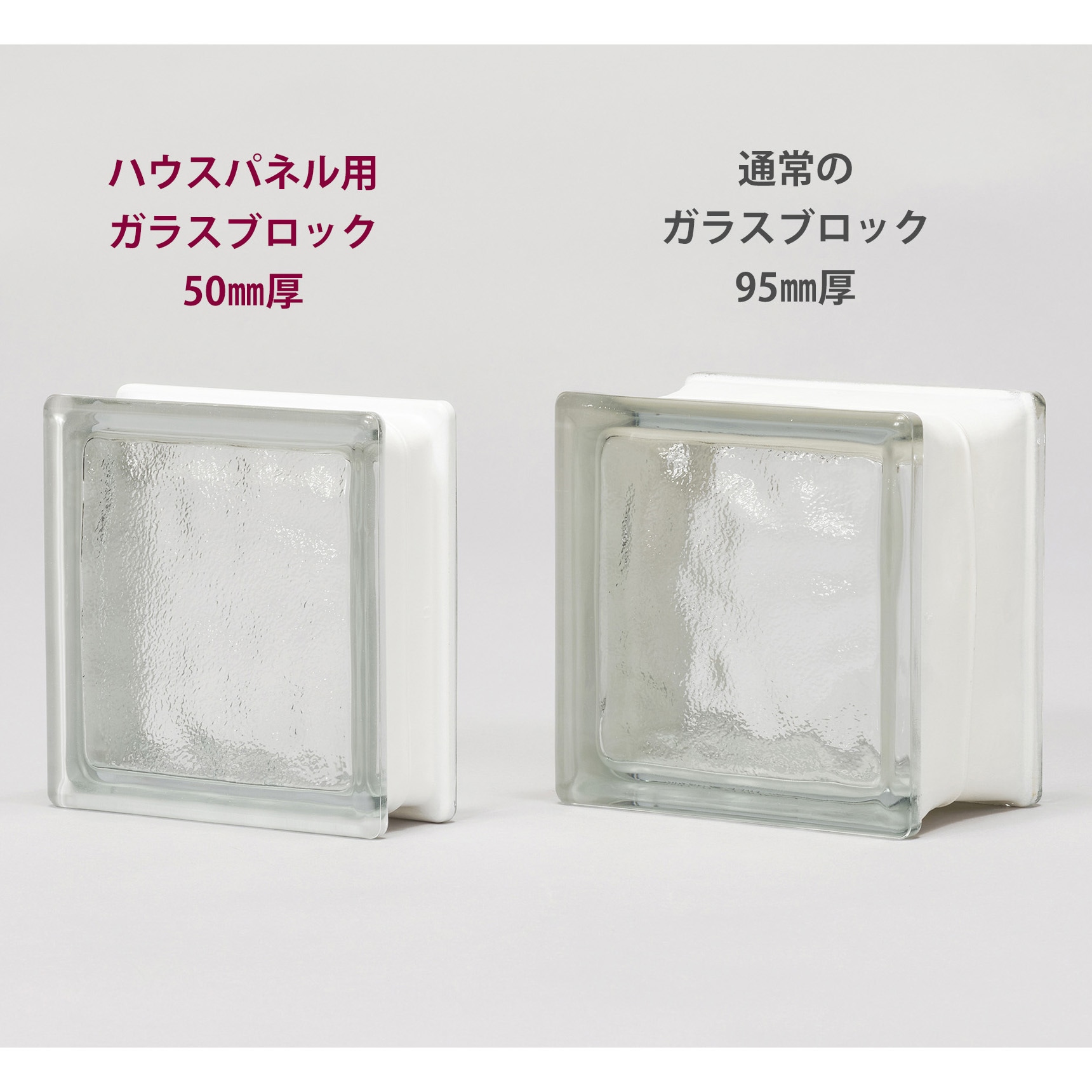 日本電気硝子製 ハウスパネル ガラスブロック HPM-43 オパリーンネオ・カスミ