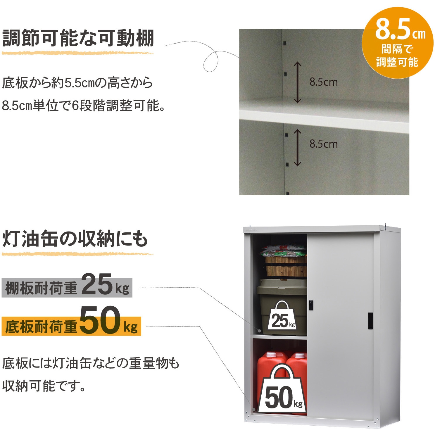 HS-123 家庭用収納庫 1台 グリーンライフ 【通販モノタロウ】