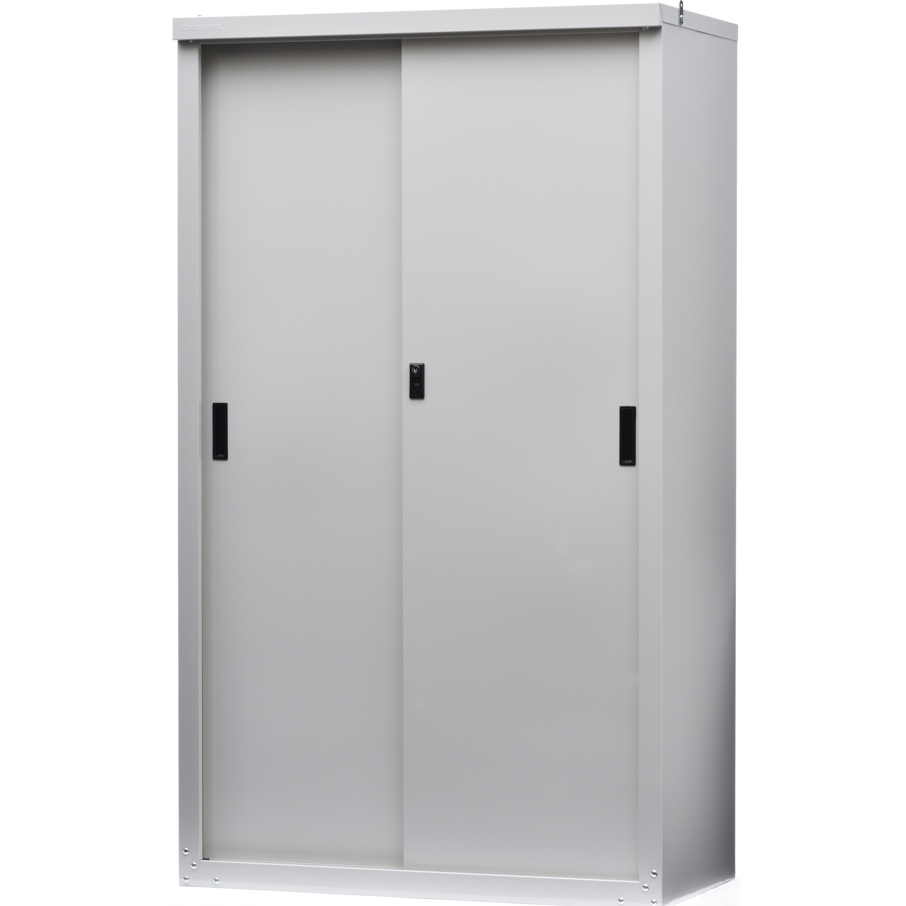 家庭用収納庫 HS-153 家庭用収納庫 グリーンライフ 間口890mm奥行450mm高さ1530mm