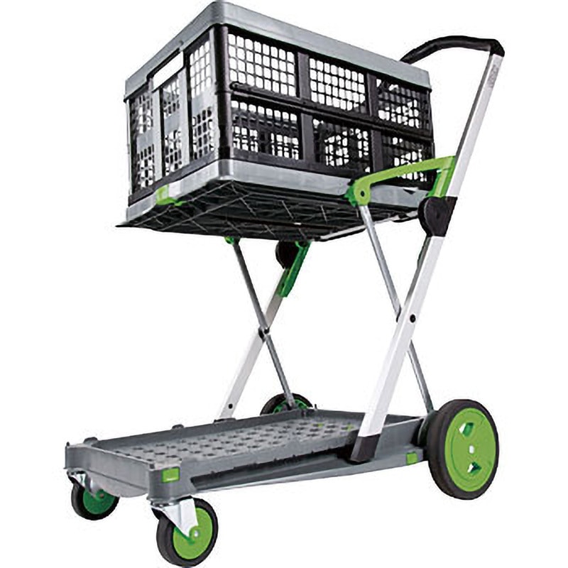 3234-11 多機能折畳カート「CLAX」 SECO(セコ) 軽量 ブラック色 荷台幅