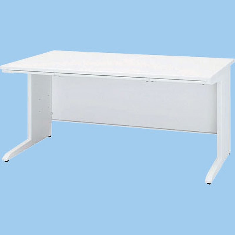 50SBH-167HWW 平机 トヨスチール(トヨセット) 天板コードホール付 引出しあり ホワイト色 高さ720mm間口1600mm奥行700mm  50SBH-167HWW